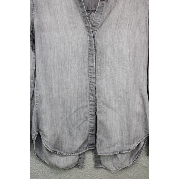 Cloth and Stone Anthropologie Long Sleeve Button Up-XS-Button Back-BOHO - Picture 3 of 10